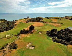 Cape Kidnappers 9th Aerial Fairway